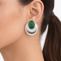 Emerald Aura Oorbellen