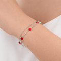 Luxe Hartjes Armband
Silver
